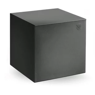 Pufa Cube 45x45 cm antracytowa - Lyxo Design - Pufy i podnóżki - miniaturka - grafika 1