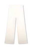 Spodnie i spodenki dla dziewczynek - Michael Kors spodnie dresowe dziecięce kolor beżowy z aplikacją - miniaturka - grafika 1