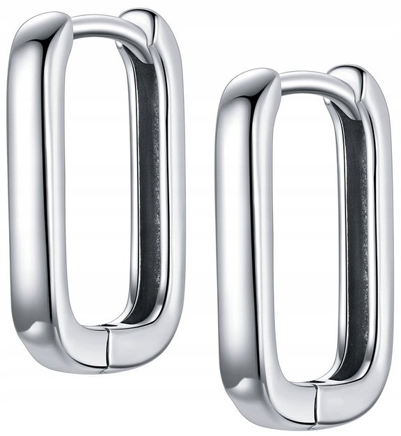 Kolczyki Srebrne Geometryczne Srebro 925 Kolczyki Trusky