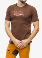 Koszulki męskie - Koszulka męska Brubeck Dynamic Outdoor - brown - miniaturka - grafika 1