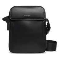 Torby męskie - Saszetka Calvin Klein Ck Sleek Reporter S K50K512966 Czarny - miniaturka - grafika 1