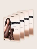 Rajstopy - Zestaw 4 sztuk rajstop Supreme 40 den - Gabriella - miniaturka - grafika 1