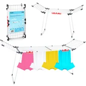 Suszarki na ubrania - Suszarka na pranie do ubrań teleskopowa 27m XXXL Massido Lydia - miniaturka - grafika 1