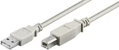 Kable USB - Kabel USB MicroConnect USB-A - USB-B 1.8 m Biały (USBAB2) - miniaturka - grafika 1