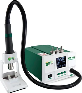 LP Stacja lutownicza SMD na gorące powietrze BST-863 - Akcesoria do lutowania - miniaturka - grafika 1