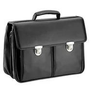 Teczki i aktówki - D&N Business Line aktówka, 41 cm, 18 l, czarna - miniaturka - grafika 1
