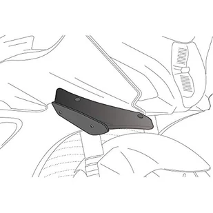Puig 3566N Boczny spoiler Downforce - Akcesoria motocyklowe - miniaturka - grafika 1