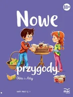 Edukacja przedszkolna - Nowe przygody Olka i Ady. Poziom B i B+. Karty pracy. Część 1 - miniaturka - grafika 1