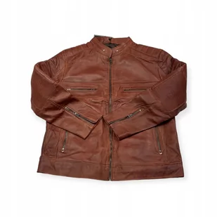 Skórzana kurtka męska Real Leather L - Kurtki męskie - miniaturka - grafika 1