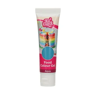 Barwnik FunCakes Food Colour Gel Aqua 30g- NIEBIESKI MORSKI - Dodatki do ciast w proszku - miniaturka - grafika 1