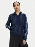 Bluzy damskie - adidas Bluza Liberty London Tonal Blocked JC5306 Granatowy Regular Fit - miniaturka - grafika 1