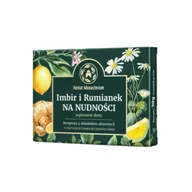Suplementy naturalne - Imbir i Rumianek na nudności 12 pastylek - miniaturka - grafika 1