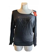 Bluzki damskie - Guess Jeans Bluza Damska Bez Kaptura, Rozmiar Xs Oryginał - miniaturka - grafika 1