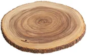 Deski do krojenia - Zassenhaus OKRĄGŁA DESKA DO SERWOWANIA Z DREWNA AKACJOWEGO 45 CM FREEFORM ZS-059083 - miniaturka - grafika 1