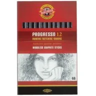 Kredki, ołówki, pastele i pisaki - Koh-I-Noor Zestaw ołówków grafitowych 2B, Progresso - miniaturka - grafika 1