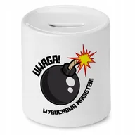 Skarbonki - Dla Kardiologa Skarbonka na Urodziny na Prezent z Nadrukiem ze Zdjęciem + Opakowanie na prezent (wzór 02) - miniaturka - grafika 1