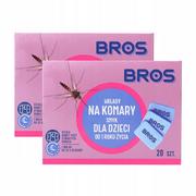 Zwalczanie i odstraszanie szkodników - Bros Wkłady Do Elektro Na Komary Dla Dzieci 40Szt - miniaturka - grafika 1