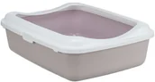 Kuwety dla kotów - Trixie Otwarta biało-liliowa TX40186 - miniaturka - grafika 1