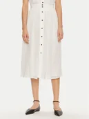 Spódnice - Vila Spódnica plisowana Yasmin 14102199 Biały Regular Fit - miniaturka - grafika 1