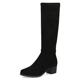 Caprice Damskie buty 9-25506-41 płaskie, Black Stretch, 40.5 EU - Moda i Uroda OUTLET - miniaturka - grafika 1