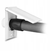 Akcesoria do odkurzaczy - odkurzacz centralny gniazdo białe premium - miniaturka - grafika 1