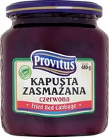 Mieszanki warzywne, sałatki - ProVitus Kapusta zasmażana czerwona 480 g - miniaturka - grafika 1