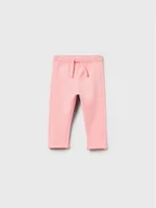 Spodnie i spodenki dla dziewczynek - OVS Spodnie dresowe 1597951 Różowy Regular Fit - miniaturka - grafika 1