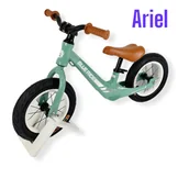 Rowerki biegowe - Rowerek Biegowy Pompowane Koła Dwukołowy BMT010 ARIEL ZIELONY - miniaturka - grafika 1