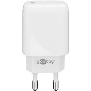 Ładowarka sieciowa USB-C PD 18W 2A Goobay BIAŁA - Ładowarki do telefonów - miniaturka - grafika 4