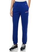 Spodnie sportowe damskie - Mistrz Legacy Color Punch W-Light Powerblend Fleece High-Waist Rib Cuff spodnie dresowe damskie, Niebieski College, L - miniaturka - grafika 1