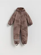 Kombinezony dla dzieci - Reserved - Wodoodporny kombinezon - brązowy - miniaturka - grafika 1