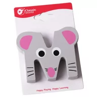 Układanki dla dzieci - CLASSIC WORLD Drewniana Literka M - miniaturka - grafika 1