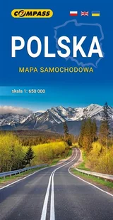 Mapa samochodowa Polska 1:650 000 - Atlasy i mapy - miniaturka - grafika 1