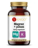 Stawy, mięśnie, kości - Yango Magnez + Potas formy organiczne, 90 kapsułek - miniaturka - grafika 1