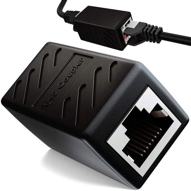 Łącznik RJ45 złączka beczka przedłużka sieciowa adapter LAN ethernet Cat6
