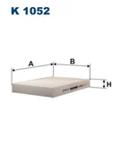 Filtry kabinowe - Filtron K 1052 - miniaturka - grafika 1