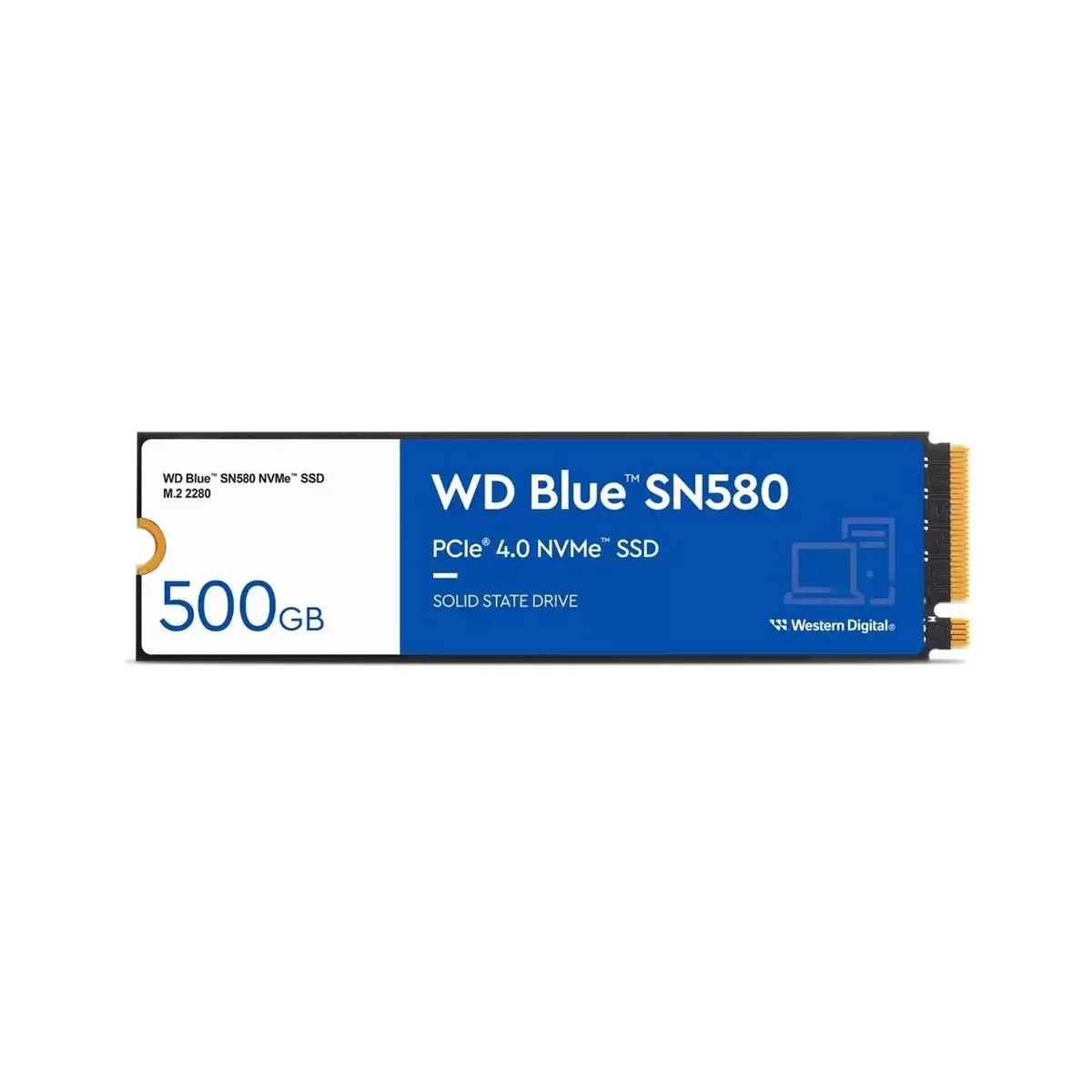 WD 500GB M.2 PCIe Gen4 NVMe Blue SN580 - darmowy odbiór w 22 miastach i bezpłatny zwrot Paczkomatem aż do 15 dni
