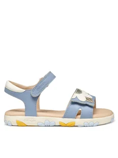 Geox Sandały J Haiti J558ZB 000BC C4Y1Z M Niebieski - Buty dla dziewczynek - miniaturka - grafika 1