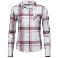 Koszulki sportowe damskie - Koszula CHILLAZ Similaun Women white/bordeaux 38 - miniaturka - grafika 1