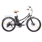 Rowery elektryczne - KAISDA K6 Electric City Bike 26 inch 36V 10Ah 350W Motor Shimano 7-speed e-bike waterproof IP54 LED Light - - miniaturka - grafika 1