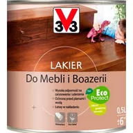 Lakiery do drewna - Lakier do mebli satyna 0,5 l mahoń - miniaturka - grafika 1