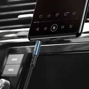 Joyroom kabel audio stereo AUX 3,5 mm mini jack 1 m ciemnoniebieski (SY-10A1) - Kable USB - miniaturka - grafika 4