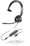 Słuchawki bluetooth - Poly Blackwire 3315 with USB And - miniaturka - grafika 1