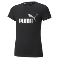 Odzież sportowa dziecięca - Puma Koszulka Ess+ Logo 84695301 - miniaturka - grafika 1