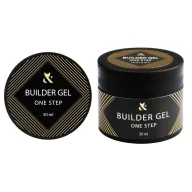 Żele do paznokci - F.O.X Builder gel Clear One Step 30 ml - miniaturka - grafika 1