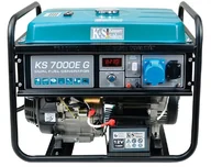 Agregaty prądotwórcze - KÖNNER & SÖHNEN GENERATOR HYBRYDOWY BENZYNA/LPG KS7000EG - miniaturka - grafika 1