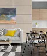Elewacje - 100x50 cm DS - (cappuccino) - płyta beton architektoniczny ultralekka - miniaturka - grafika 1
