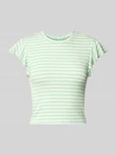 Koszulki i topy damskie - T-shirt o kroju regular fit z mieszanki wiskozy model ‘BELLA’ - miniaturka - grafika 1