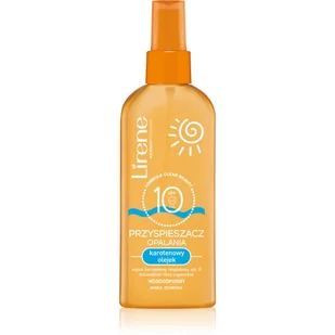 Lirene SUN Przyspieszacz opalania karotenowy olejek - SPF 10 150 ml - Balsamy i kremy do opalania - miniaturka - grafika 1