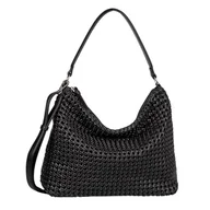 Torebki damskie - Gabor bags Katie damska torba na ramię z zamkiem błyskawicznym, duża, czarna, czarny, L, Nowoczesny - miniaturka - grafika 1